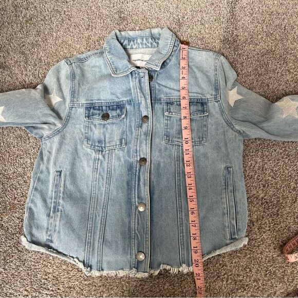 Cupcakes and Cashmere Affleck Embroidered Star Denim Jacket - Picture 10 of 11